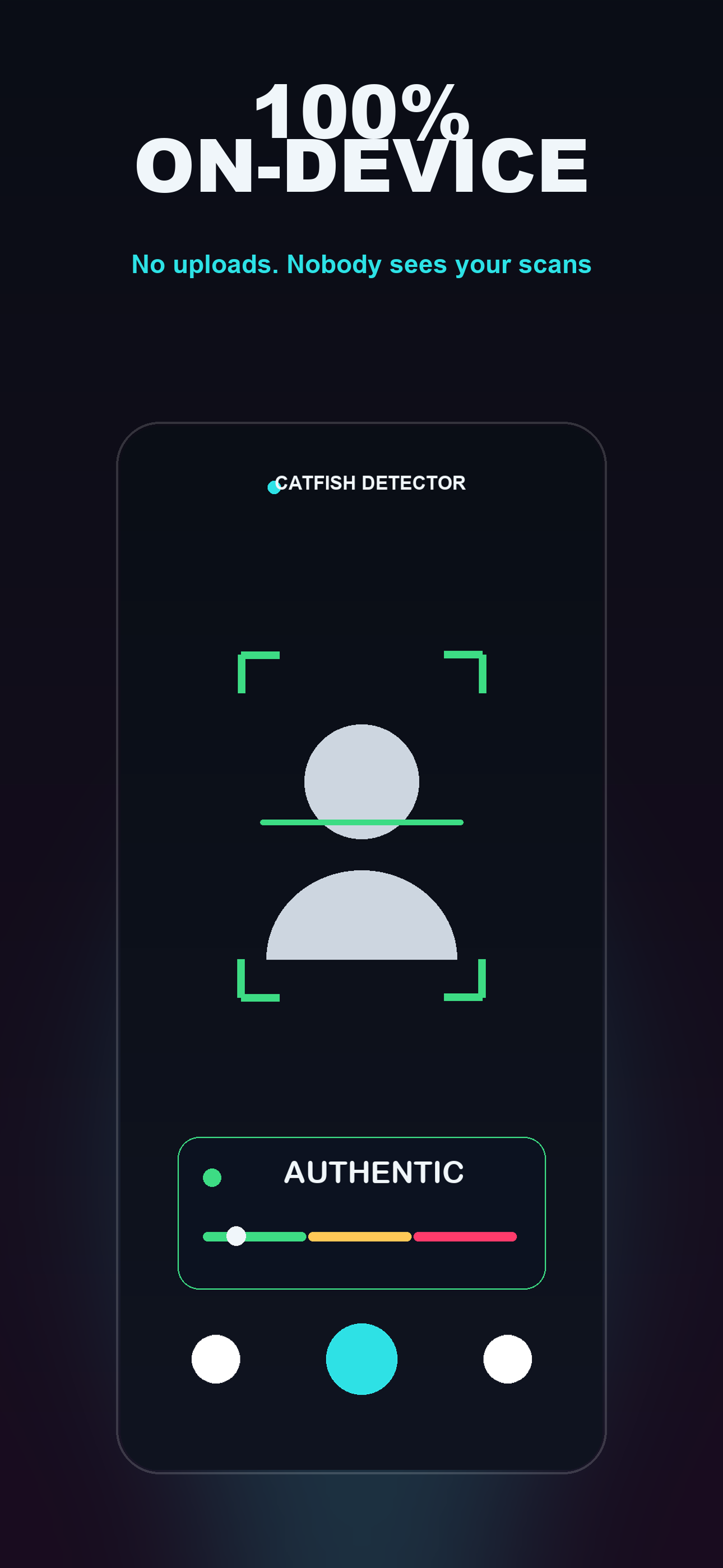 100% on-device